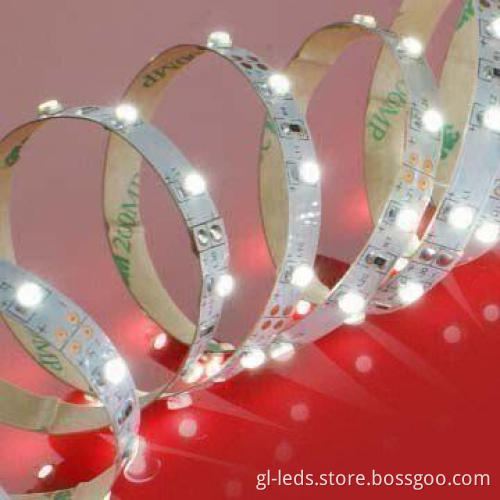 12V Flexible LED Strip with 24/48W Maximum Power, Available in Blue/Yellow/Pure White/Warm White